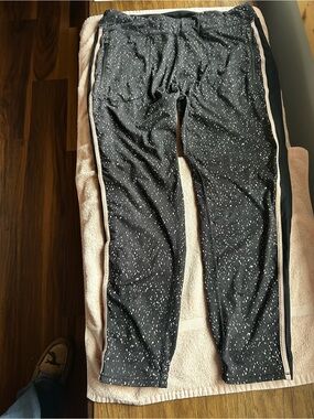 lululemon athletica Black Speck glow in the dark Joggers
